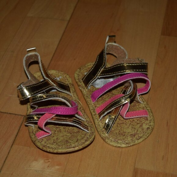 CARTER'S Baby Girls' sz 9-12m Sandals - Picture 2 of 4